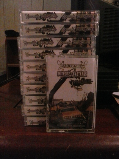 XsaladcrusherX/Shitnoise Bastards - "Destroy All Ignorance" Split Cassette