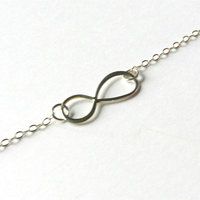 Sterling silver infinity bracelet - Thumbnail 1