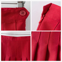 College wind pleated skirt - Thumbnail 3