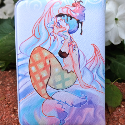 Ice cream mermaid card wallet