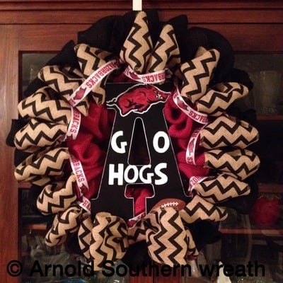 18" Razorback wreath