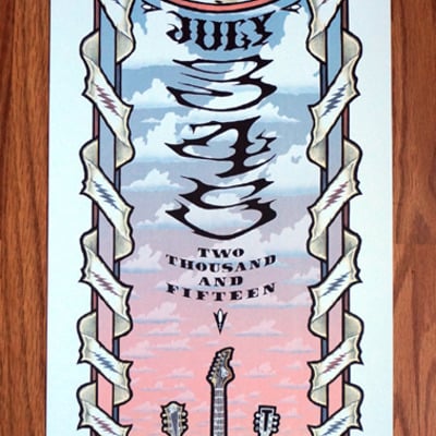 Fare thee well chicago 2015 print