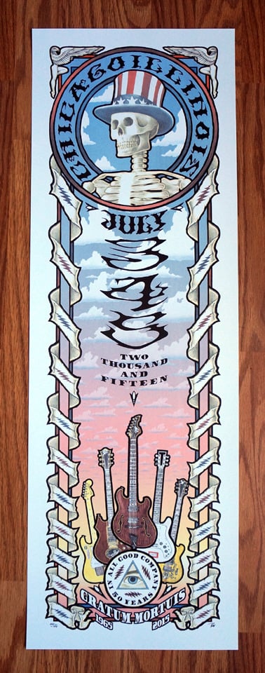 Fare Thee Well Chicago 2015 Print