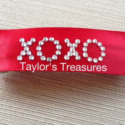 Taylors treasures - personalized hair bow - french clip - any colors