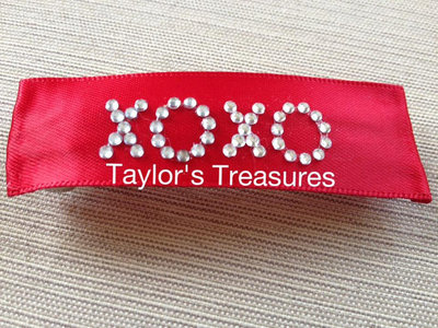 Taylors Treasures - Personalized Hair Bow - French Clip - Any Colors