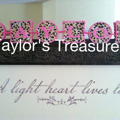 Taylors treasures - baby shower - 1st birthday banners - personalized with any name/colors/patterns
