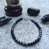 Hematite x Obsidian bracelet  - Thumbnail 2