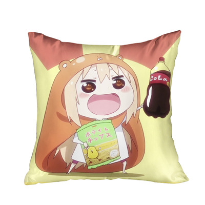 New umaru doma - himouto umaru-chan 40x40cm square anime dakimakura waifu throw pillow cover gzf151 - Thumbnail 1