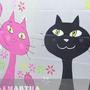 3 CAT DESIGN Waterproof Shower Curtain Set 180 x 200 cm Chat Chat Chat Design - Thumbnail 2