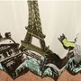 EIFFEL TOWER PARIS Cool Design 180x180cm EVA SHOWER CURTAIN For BATHROOM USE - Thumbnail 2