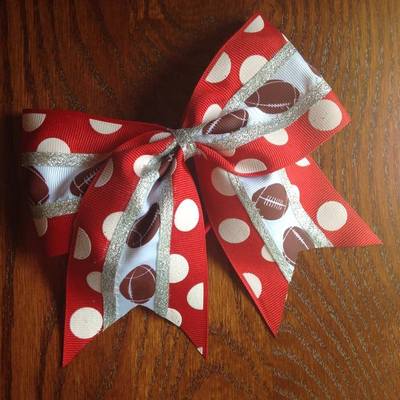 Red dots with footballs and silver - Thumbnail 5