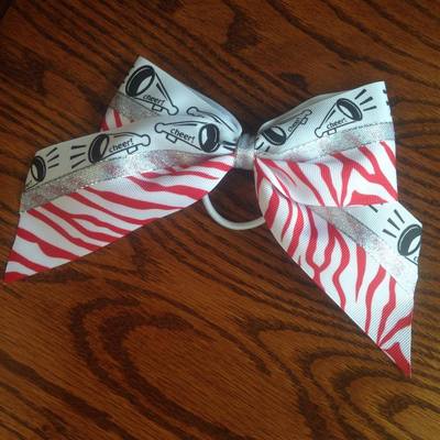 Red zebra, "cheer", and silver