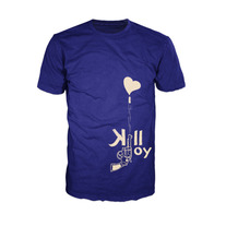 Heart Shot Tee in Navy