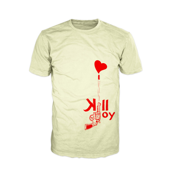 Heart Shot Tee in Cream