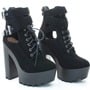 Lug Boots-Black - Thumbnail 1