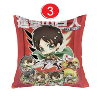 New 40 x 40 cm Square Japanese Anime Dakimakura Pillow Cover - Thumbnail 3