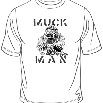 Muckman white t shirt