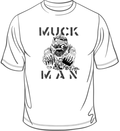 Muckman White T Shirt