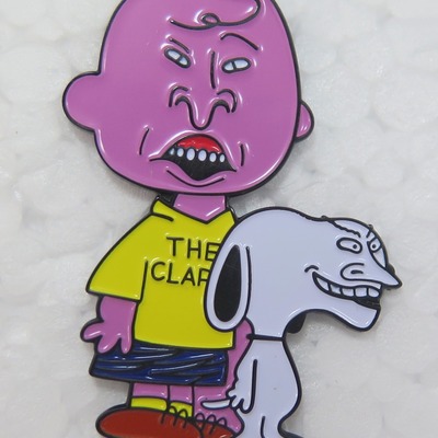 Peanuts and butthead enamel pin sw016