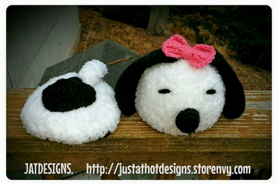 Fuzzy Puppy Photo Prop