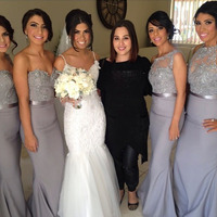 long bridesmaid dress, mermaid bridesmaid dress, mismatched bridesmaid dress, sexy bridesmaid dress, elegant bridesmaid dress, PD15473 - Thumbnail 2