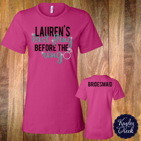 Last Fling Custom Tee