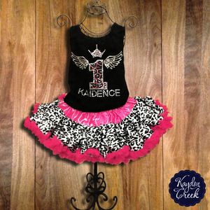 Personalized First Bday Tank