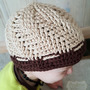 Spiral Herringbone Beanie - Thumbnail 2