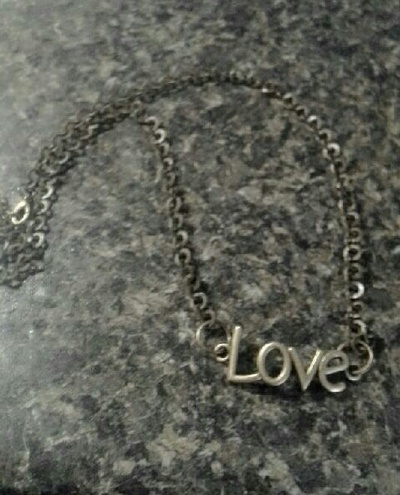 Love statement necklace