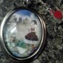 Vintage Steampunk Glass Alice in Wonderland-1