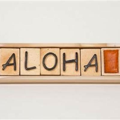 Aloha - wall plaque