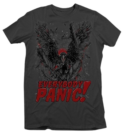 Everybody panic! blackbird interactive download t-shirt