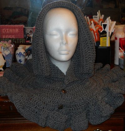 Crochet Hood Scarf Style 1 