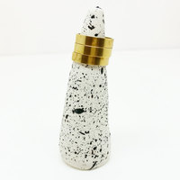 Brass Midi Band Ring Mid Knuckle Ring Size 5 - Thumbnail 2