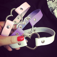 5 colors Heart Hollow Neck Choker Garter SP153292 - Thumbnail 1