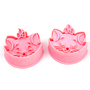 MARIE CAT DISNEY CARTOON PINK COLOR 2pcs Set Cookie Cutter Cheese Cutter Multi Use Food Cutter - Thumbnail 3