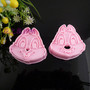 CHIP & DALE DISNEY CARTOON PINK COLOR 2pcs Set Cookie Cutter  Multi Use Food Cutter - Thumbnail 2