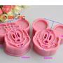 MICKEY & MINNIE MOUSE DISNEY CARTOON PINK COLOR 2pcs Set Cookie Cutter  Multi Use Food Cutter - Thumbnail 4