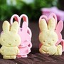 MIFFY RABBIT CARTOON PINK COLOR 2pcs Set Cookie Cutter Cheese Cutter Multi Use Food Cutter - Thumbnail 1