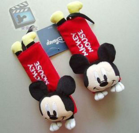 MICKEY MOUSE Car Mulit Use Seat Belt Cover Decoration Set Car Use Baby Cart Use
