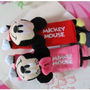 MICKEY & MINNIE MOUSE Car Mulit Use Seat Belt Cover Decoration Set Car Use Baby Cart Use - Thumbnail 1