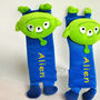 LITTLE GREEN MAN Toy Story CARTOON Mulit Use Seat Belt Cover Decoration Set Car Use Baby Cart Use - Thumbnail 2