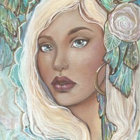 Lush * 8x10 original painting - Thumbnail 1