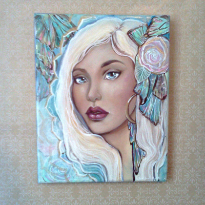 Lush * 8x10 original painting - Thumbnail 3