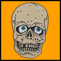 Skull Mask Enamel Pin 126 - Thumbnail 1