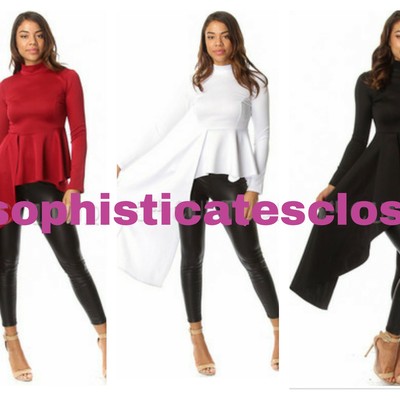 "cascade" long sleeve top