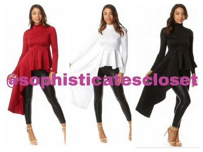 "Cascade" long sleeve top