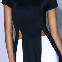 "Rae" Front Slit Maxi Dress - Thumbnail 4