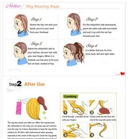 Curly White Blonde Pink Red Blue Brown Cosplay Wig 100cm Synthetic Hair Long - Thumbnail 4