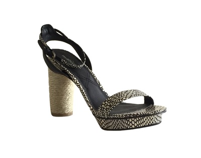 MATISSE Snake Print Platform Sandal